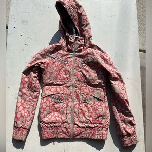 Women's Burton Jacket DryRide Multicolor Full-Zip S Snowboard Ski Logo Lined